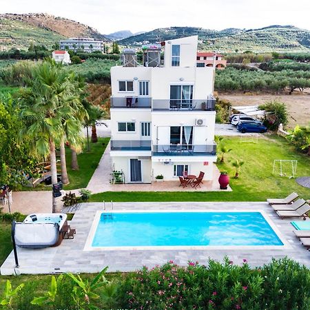 Martimi Apartments - 200M From Drapanias Beach - Pool - Hot Tub - Sauna - Bbq Kíssamos Dış mekan fotoğraf