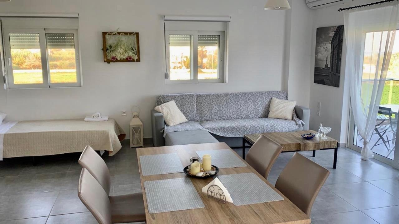Martimi Apartments - 200M From Drapanias Beach - Pool - Hot Tub - Sauna - Bbq Kíssamos Dış mekan fotoğraf