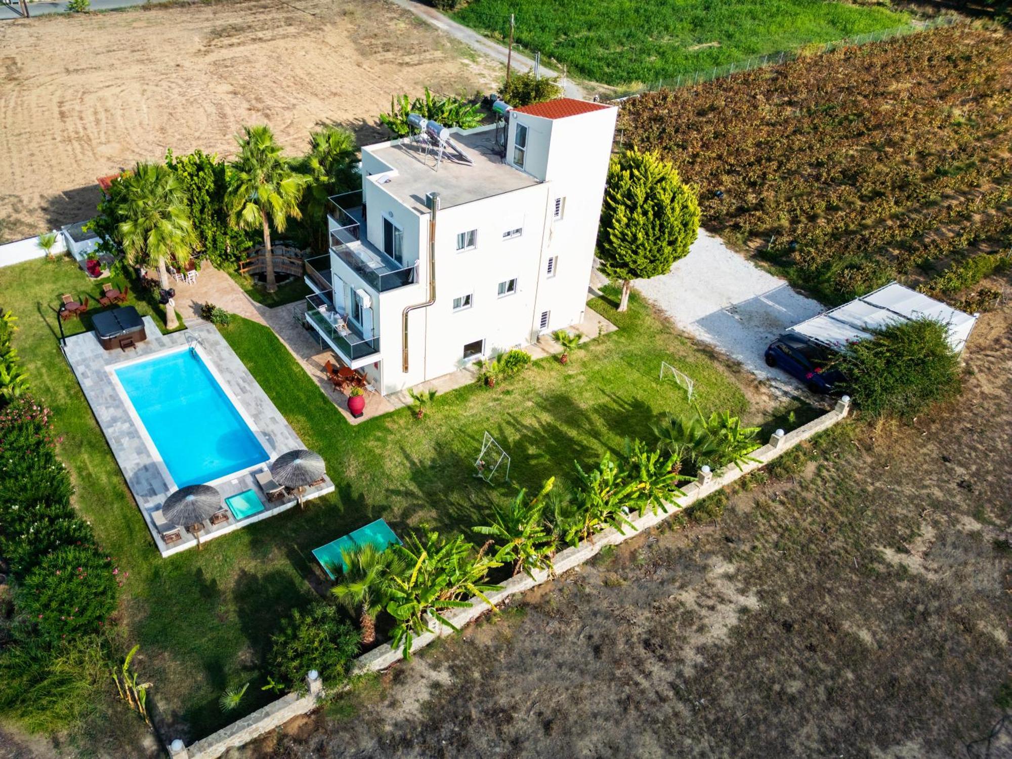 Martimi Apartments - 200M From Drapanias Beach - Pool - Hot Tub - Sauna - Bbq Kíssamos Dış mekan fotoğraf