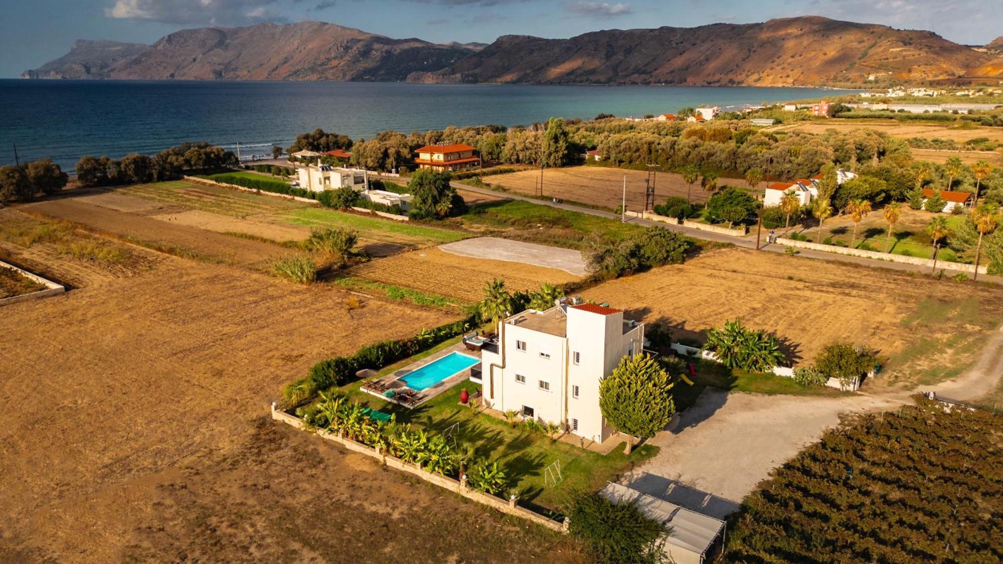 Martimi Apartments - 200M From Drapanias Beach - Pool - Hot Tub - Sauna - Bbq Kíssamos Dış mekan fotoğraf