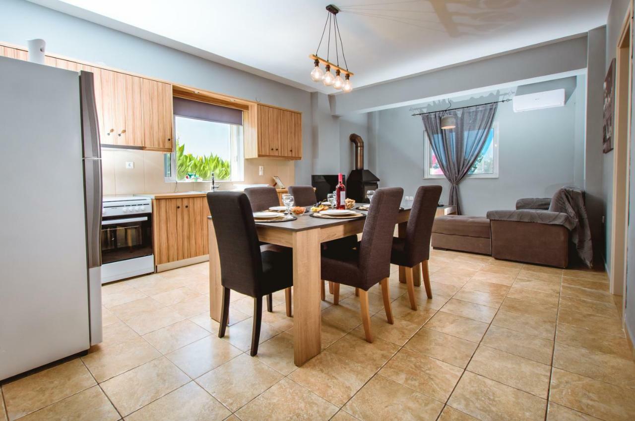 Martimi Apartments - 200M From Drapanias Beach - Pool - Hot Tub - Sauna - Bbq Kíssamos Dış mekan fotoğraf