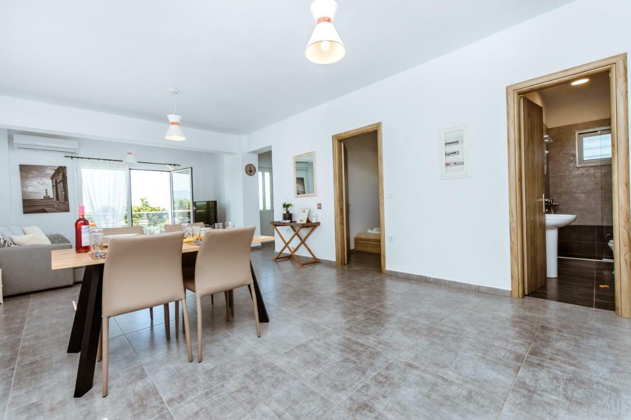 Martimi Apartments - 200M From Drapanias Beach - Pool - Hot Tub - Sauna - Bbq Kíssamos Dış mekan fotoğraf