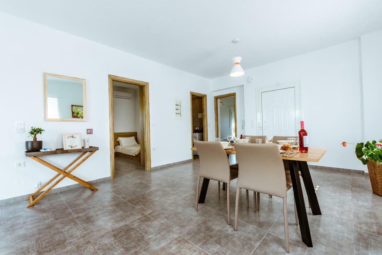 Martimi Apartments - 200M From Drapanias Beach - Pool - Hot Tub - Sauna - Bbq Kíssamos Dış mekan fotoğraf