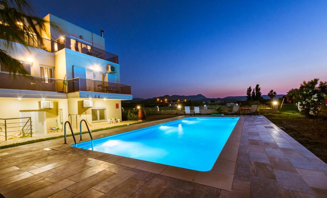 Martimi Apartments - 200M From Drapanias Beach - Pool - Hot Tub - Sauna - Bbq Kíssamos Dış mekan fotoğraf
